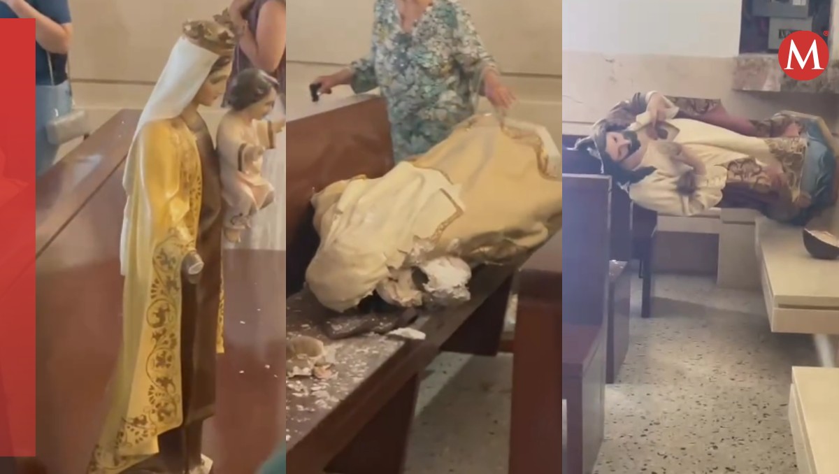Hombre irrumpe iglesia de Espíritu Santo en Culiacán, Sinaloa | Especial