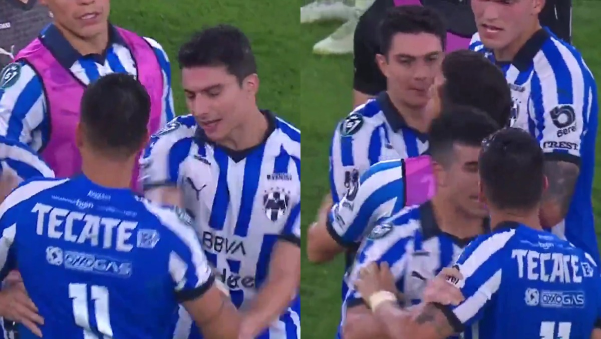 Maxi Meza encara a Stefan Medina tras eliminación vs Columbus Crew (Captura de pantalla)