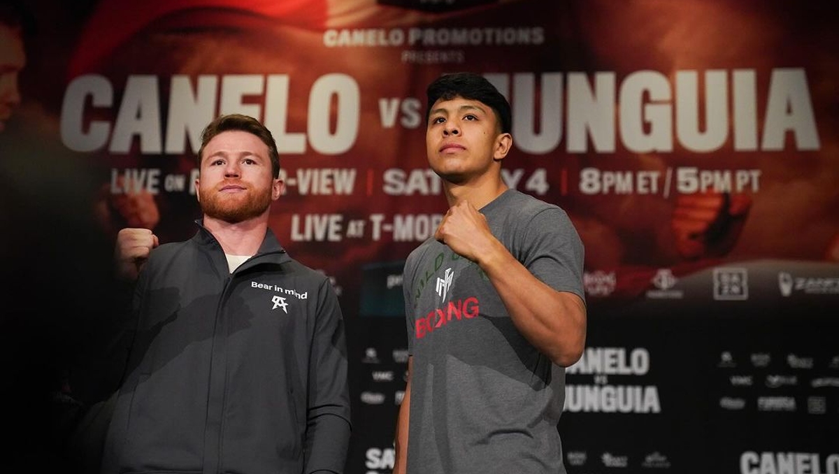 ¿Qué pasa si 'Canelo' Álvarez o Jaime Munguía no dan el peso previo a la pelea? (Instagram @jaimemunguiaoficial / @angelrm04)