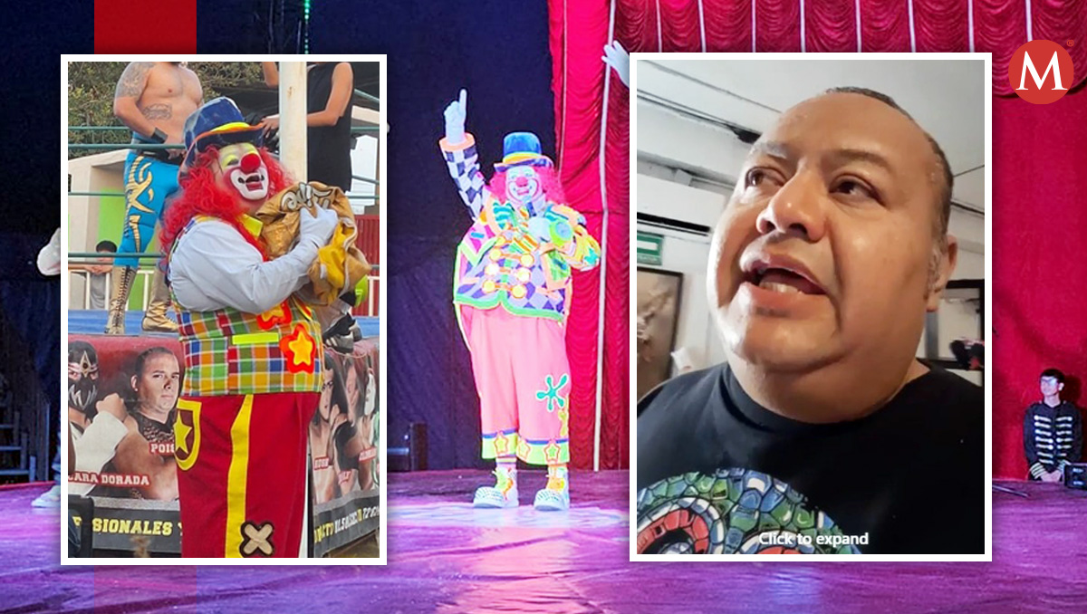 Robo al payaso Cupy. Foto: Especial