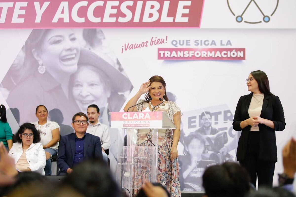 Clara Brugada presenta proyecto "Ciudad Incluyente y Accesible" en CdMx.