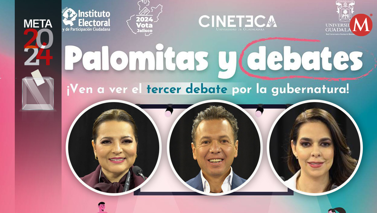 Dónde ver el tercer debate por Jalisco. (Especial)
