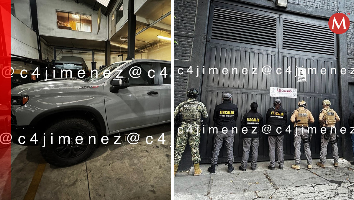 FGR desmantela presunta fábrica de vehículos blindados en operativo contra crimen organizado | Fotos: @c4jimenez | Diseño: Óscar Ávila