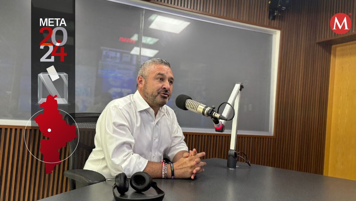 Javier Caballero Gaona, candidato de la coalición Fuerza y Corazón por Nuevo León en el distrito 24. Foto: Entrevistas Radio