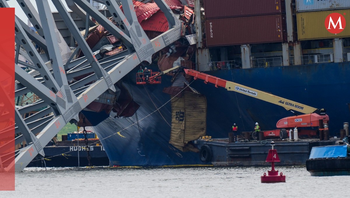 El puente Francis Scott Key se derrumbó por la colisión de un barco. | AP