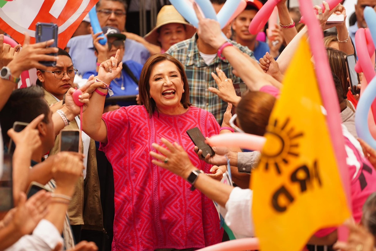 Xóchitl Gálvez, candidata a la Presidencia por PAN, PRI y PRD. | Foto: Especial