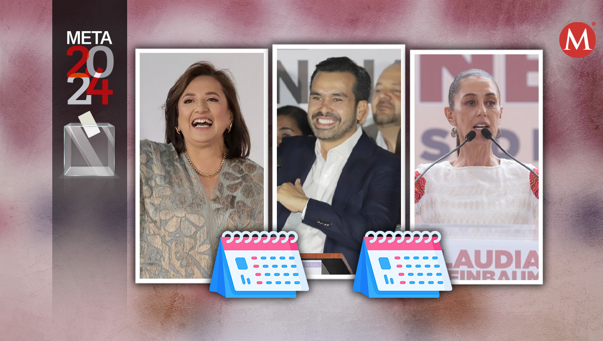 Actividades de Sheinbaum, Xóchitl Gálvez y Máynez hoy 3 de mayo | Especial