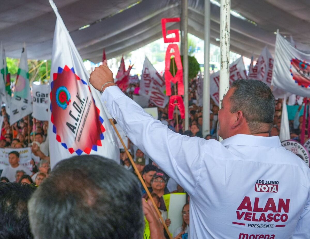 Alan Velasco Aguero,  candidato de Morena a la Presidencia Municipal de Valle de Chalco