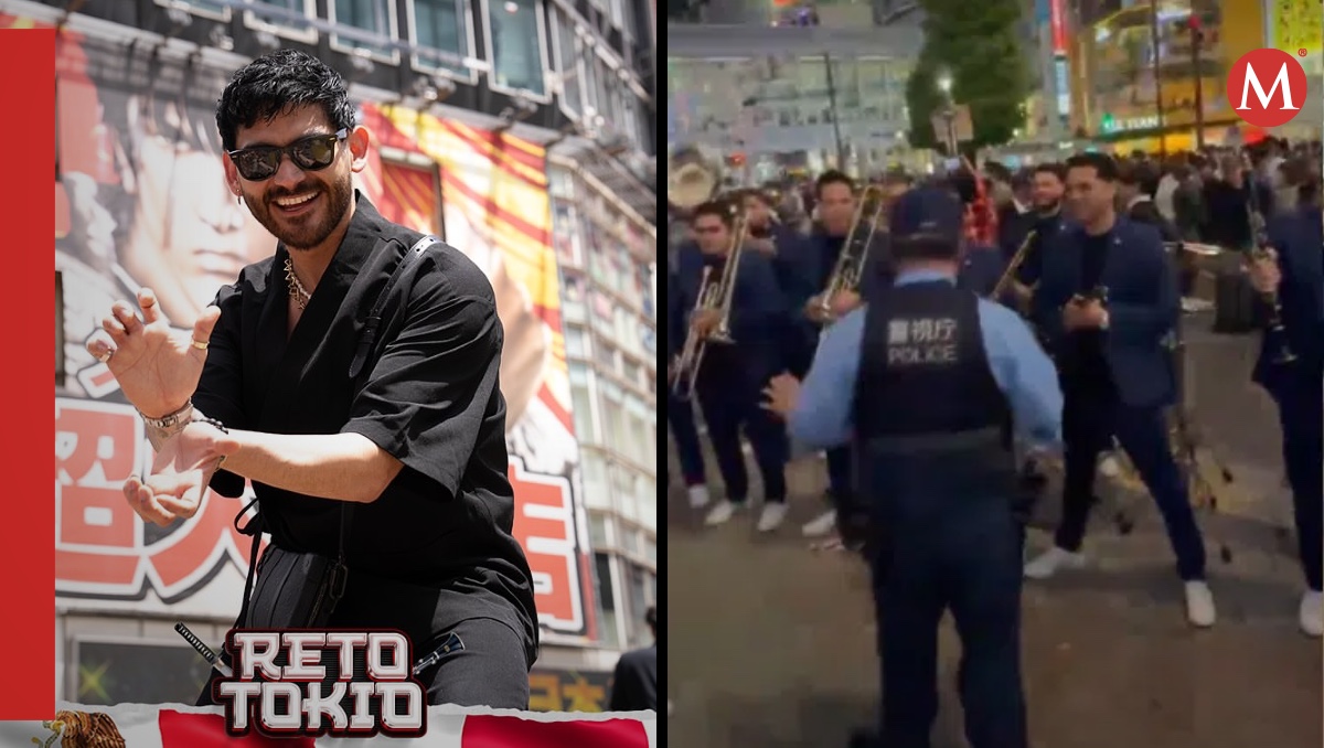 Banda el Recodo toca en plena calle de Tokio, Japón  | ESPECIAL