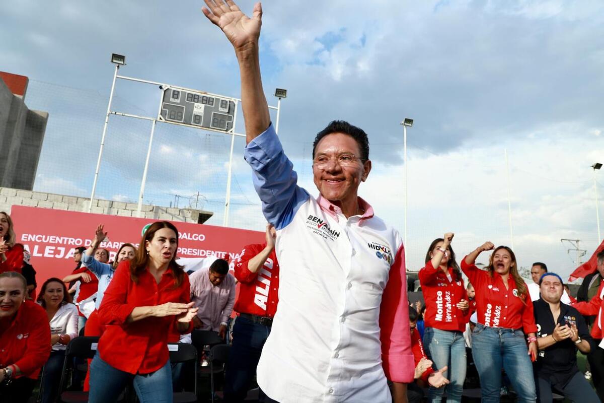 Benjamín Rico, candidato a la presidencia municipal de Pachuca.