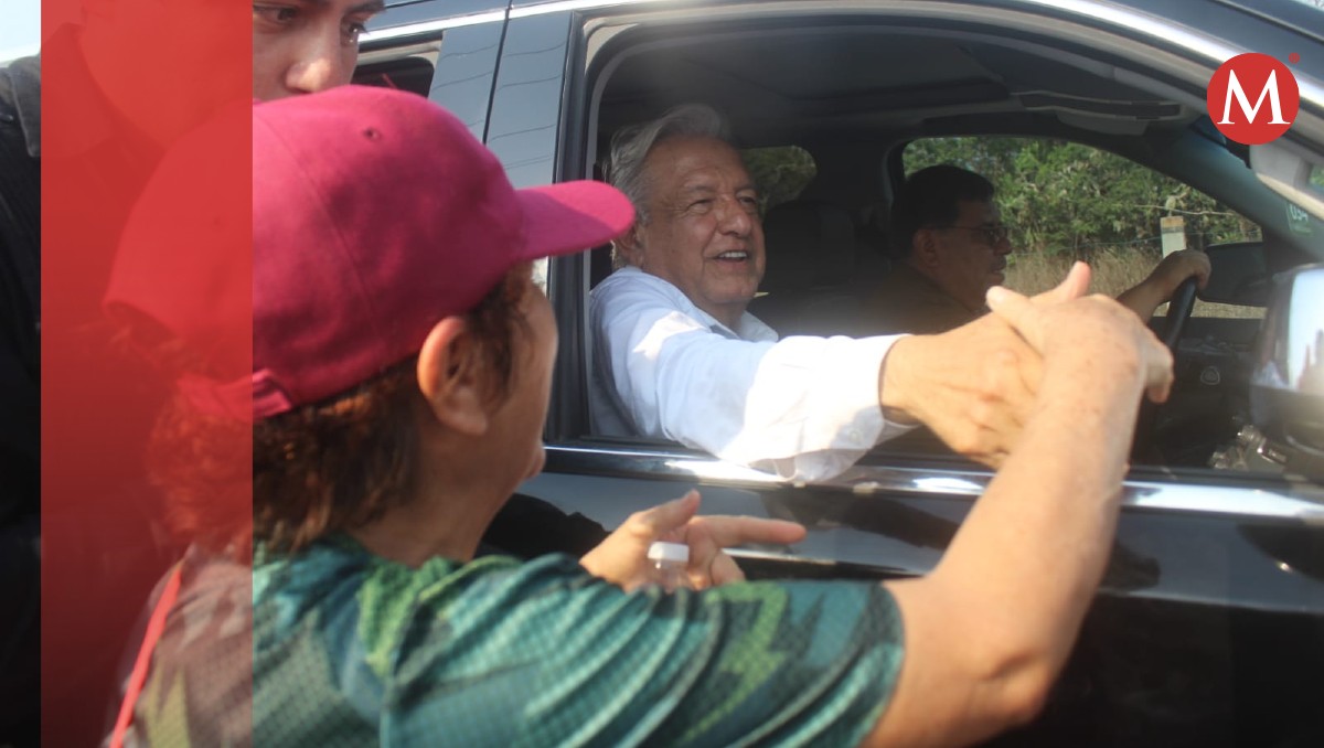 Ciudadanos externan crisis de agua a AMLO en Ciudad Madero
