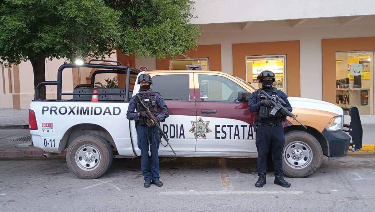 Policía de la Guardia Estatal de Tamaulipas.