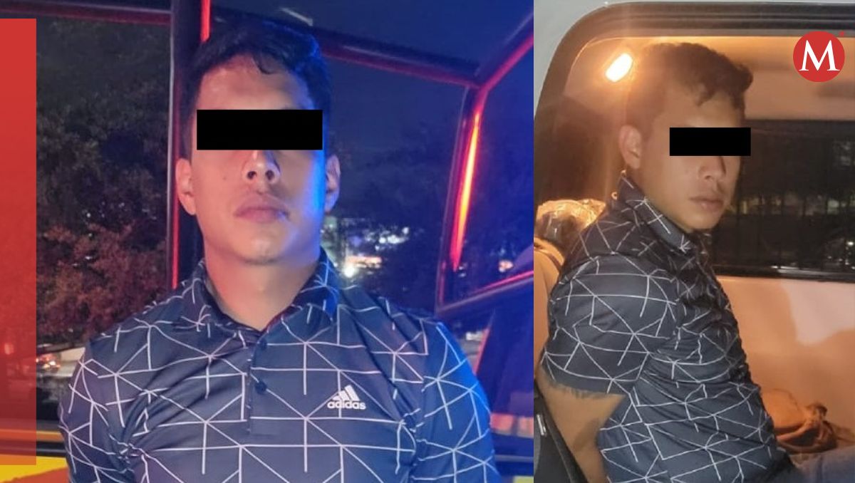 El detenido fue identificado como Santiago Alonso "J", de 24 años. Especial