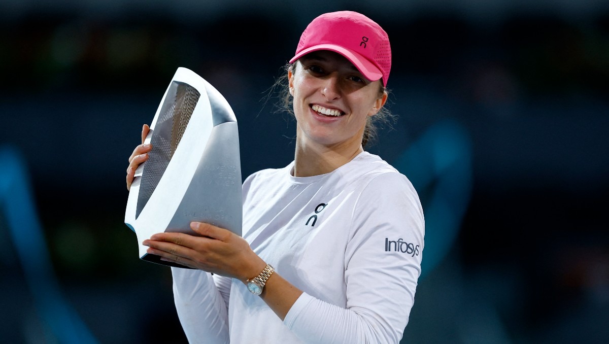 Iga Swiatek consiguió su vigésimo campeonato (Reuters)