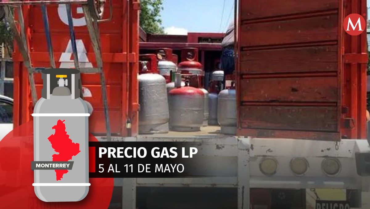 Precios vigentes del gas LP en Nuevo León del 5 al 11 de mayo del 2024. Especial