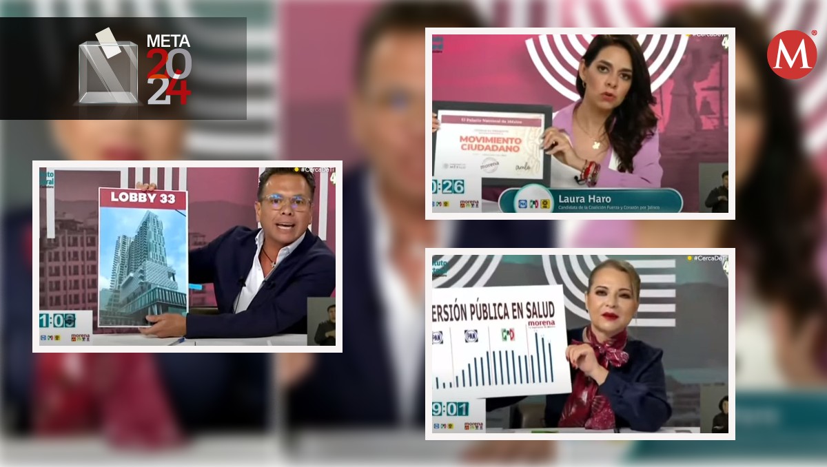 Así fue el tercer debate entre Claudia Delgadillo, Laura Haro y Pablo Lemus desde Puerto Vallarta (Fotos: Especial | Diseño: Milenio)