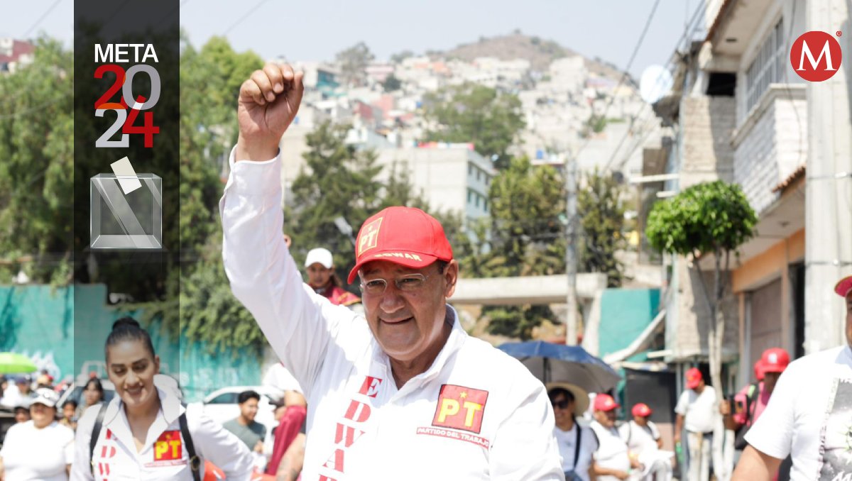 Edwar Espíndola Uribe candidato a la Presidencia Municipal de Ecatepec. Foto: (Lauro Galicia)