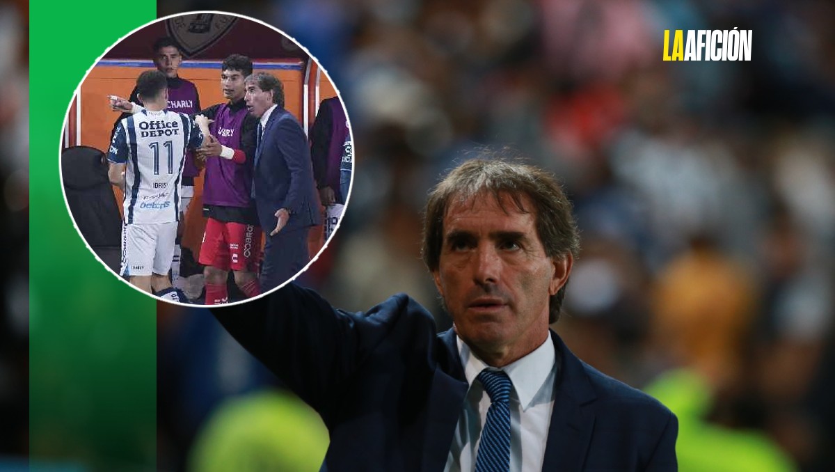 Almada discute en el banquillo tras la expulsión de Idrissi