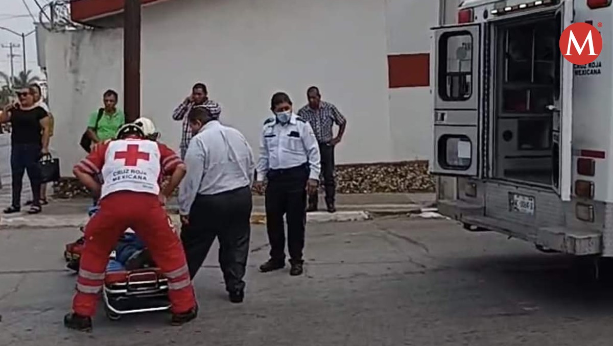 Atropellan a abuelito al cruzar la avenida Hidalgo en Tampico.