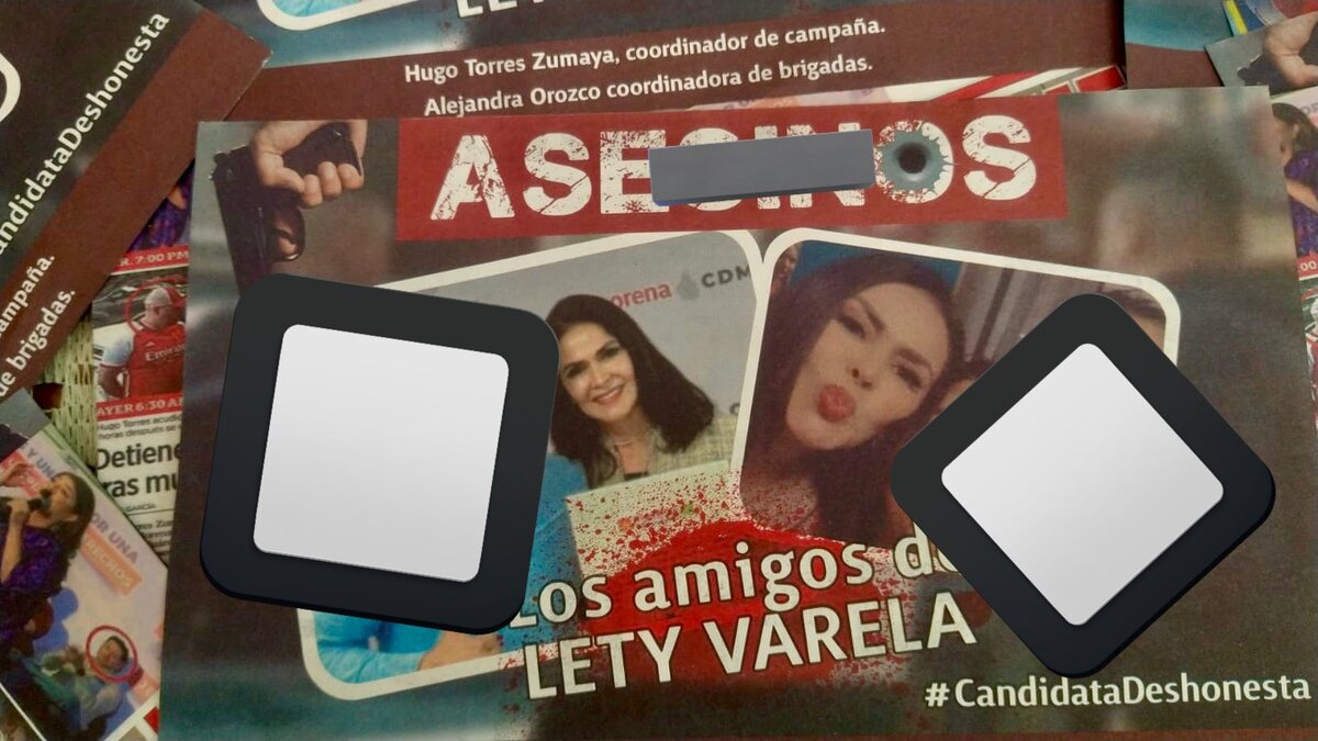 La candidata acusó que usan propaganda en su contra.