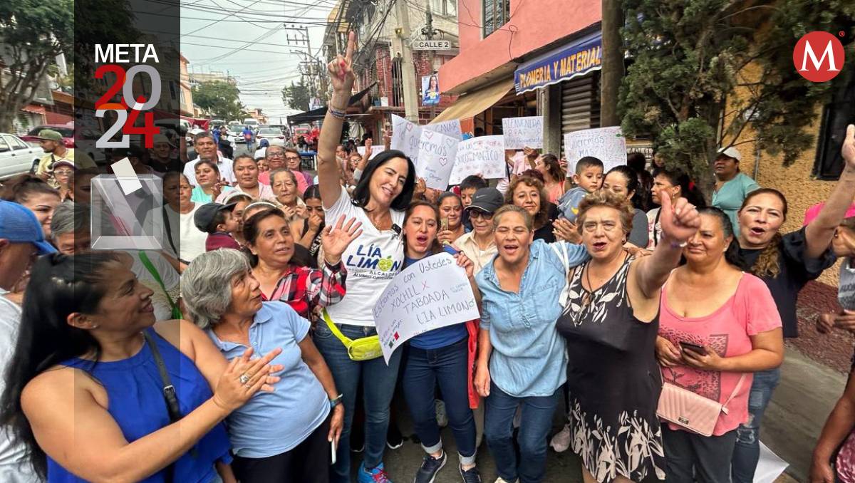 Lía Limón con vecinas de la alcaldía (Especial)