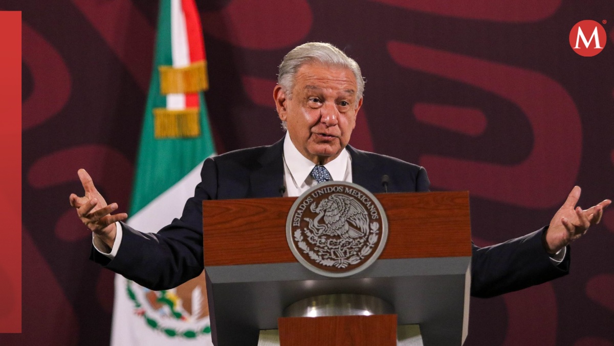 El presidente López Obrador en su conferencia mañanera del 6 de mayo. | Cuartoscuro