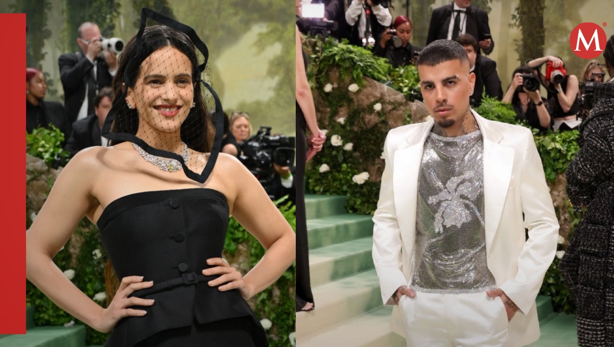 Rauw Alejandro y Rosalía en la MET gala