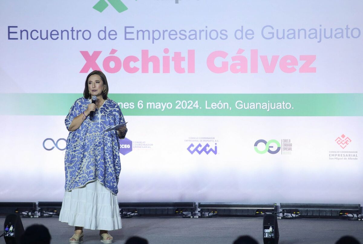 Xóchitl Gálvez, candidata a la Presidencia por PAN, PRI y PRD. | Foto: Cuartoscuro