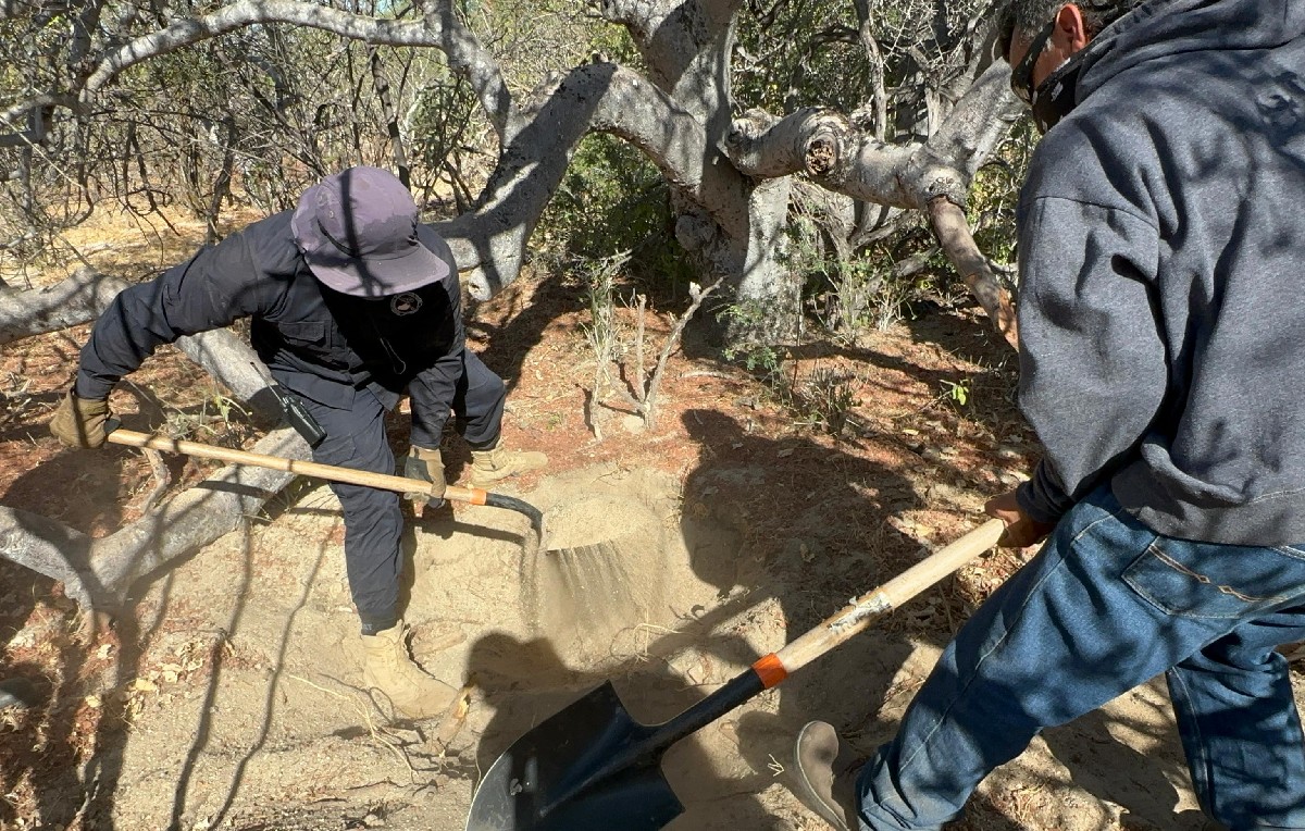Fosas clandestinas en Baja California Sur (Foto: Diego Soto)