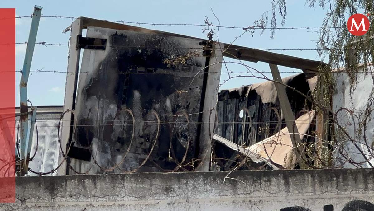 Incendio en predio de tráileres en Cuautitlán| Foto: Fernando Cruz