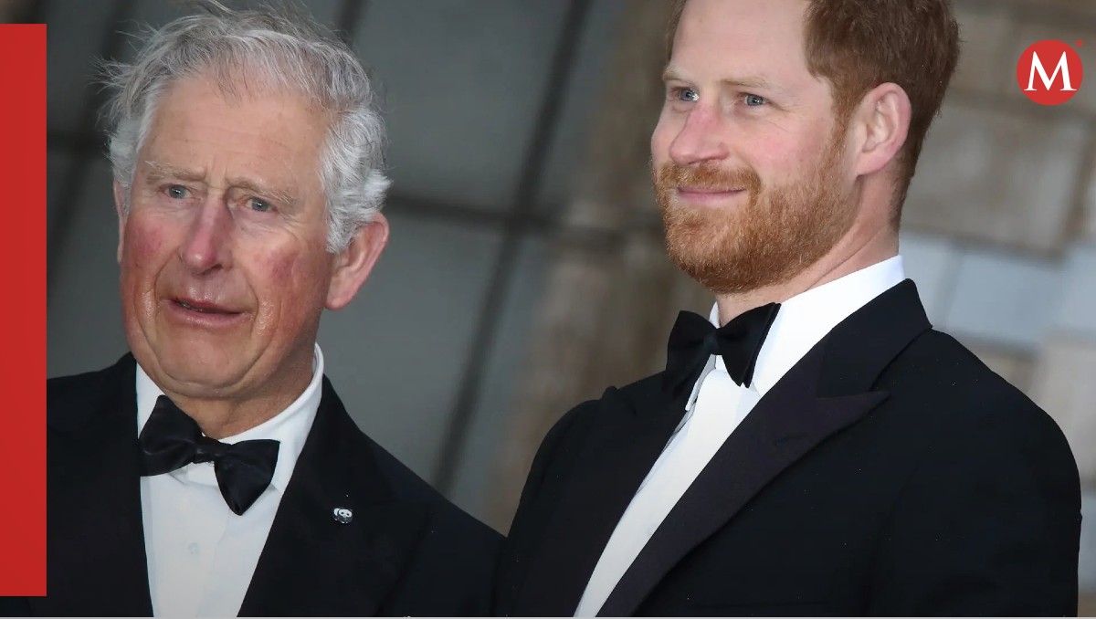Rey Carlos III y el Príncipe Harry | X