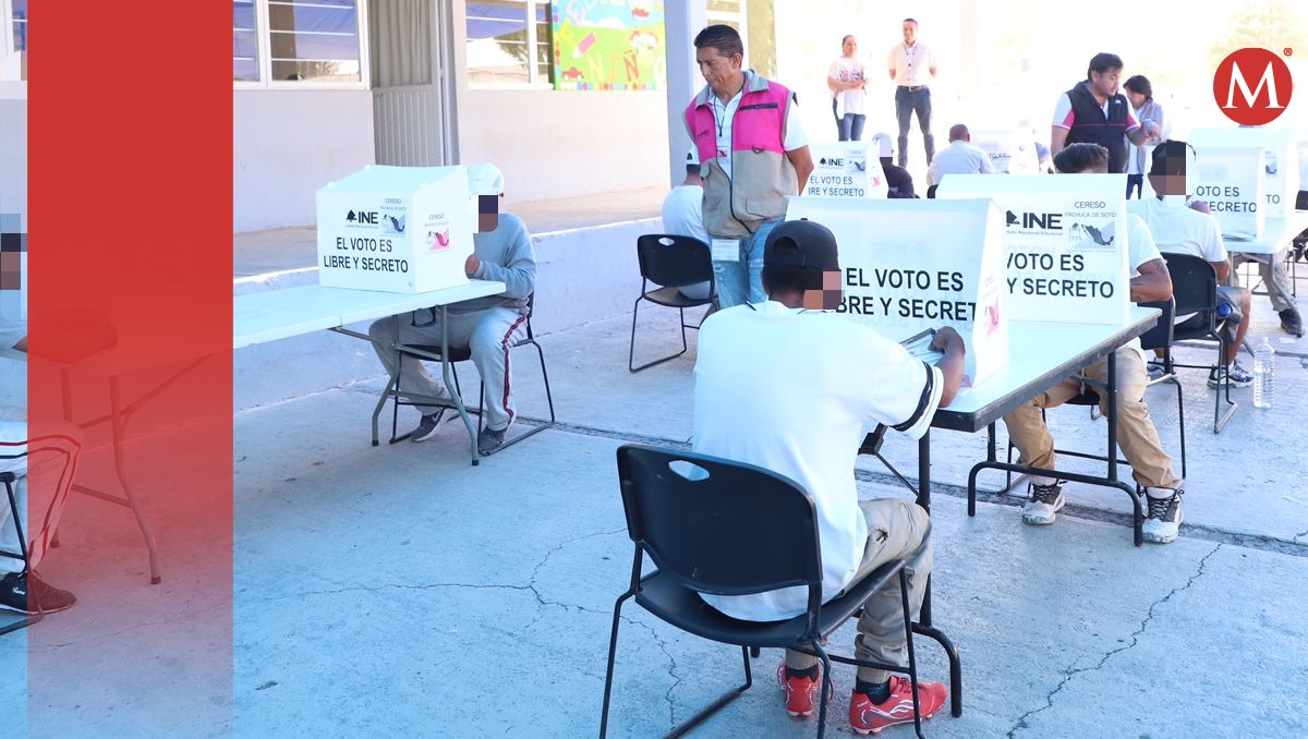 Votación en el Centro de Reinserción Social de Pachuca