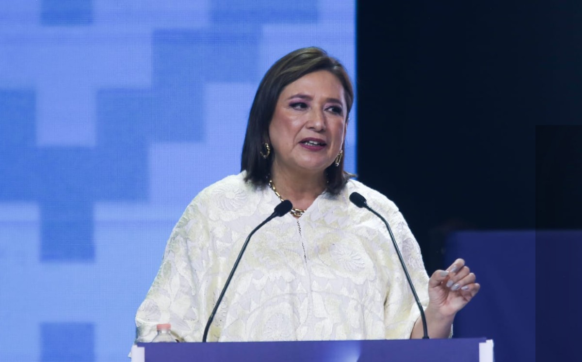 Xóchitl Gálvez, candidata a la Presidencia por PAN, PRI y PRD. | Foto: Araceli López