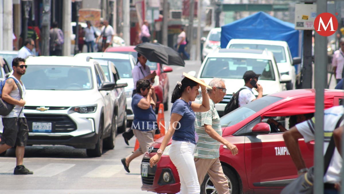 Calor en Tampico, altas temperaturas, soleado. (Yazmín Sánchez)
