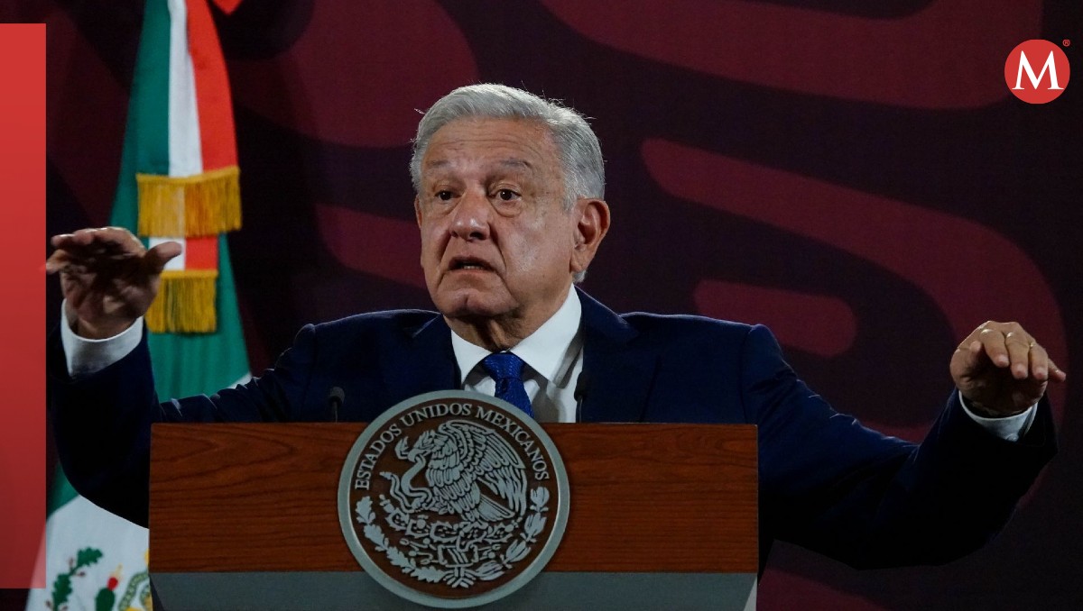 Conferencia mañanera del presidente López Obrador en Palacio Nacional el 8 de mayo. | Cuartoscurto