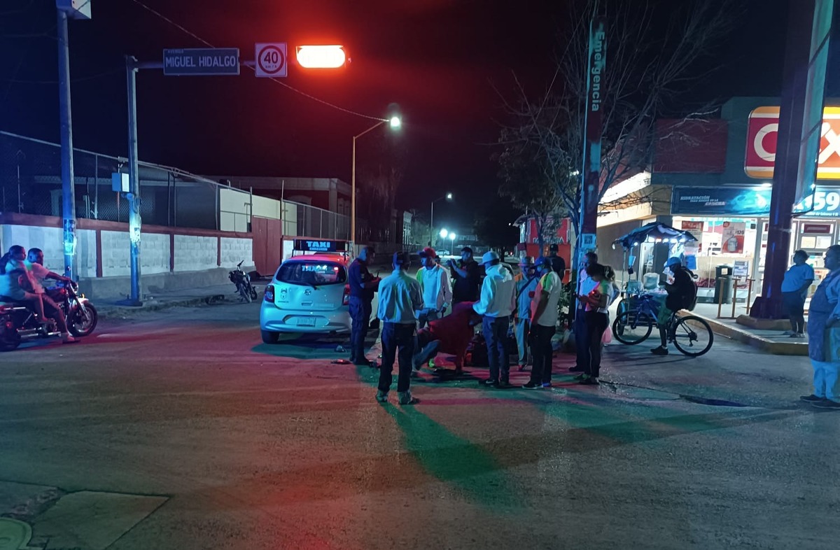 Motociclista arrollado en el centro de San Pedro.