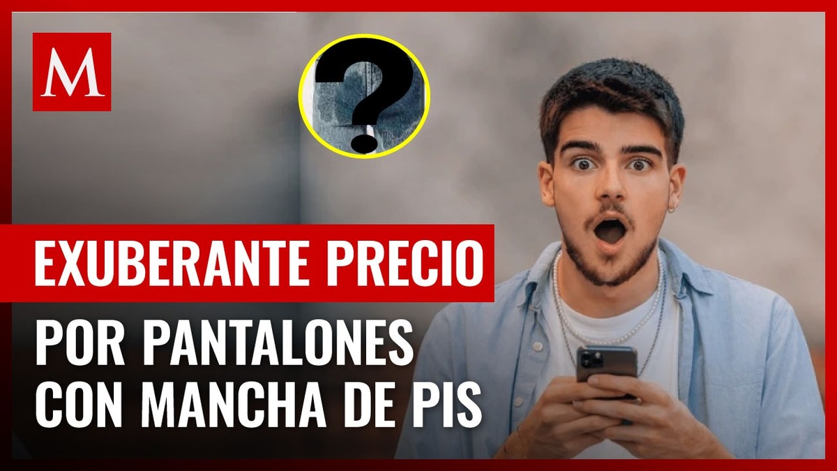 Pantalones polémicos con mancha de pis: agotados y a más de 12 MIL pesos