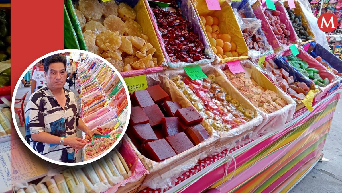 Venta de dulces en Tampico Alto.