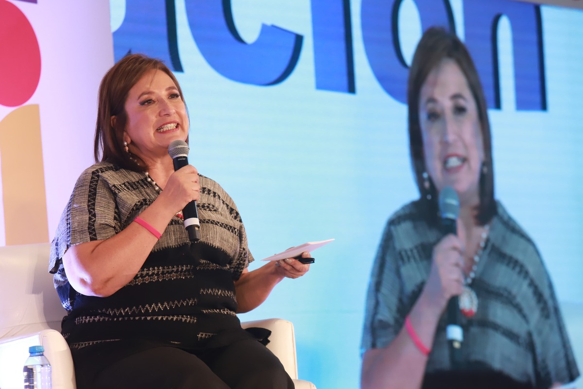 Xóchitl Gálvez, candidata a la Presidencia por PAN, PRI y PRD. | Foto: Juan Carlos Bautista.