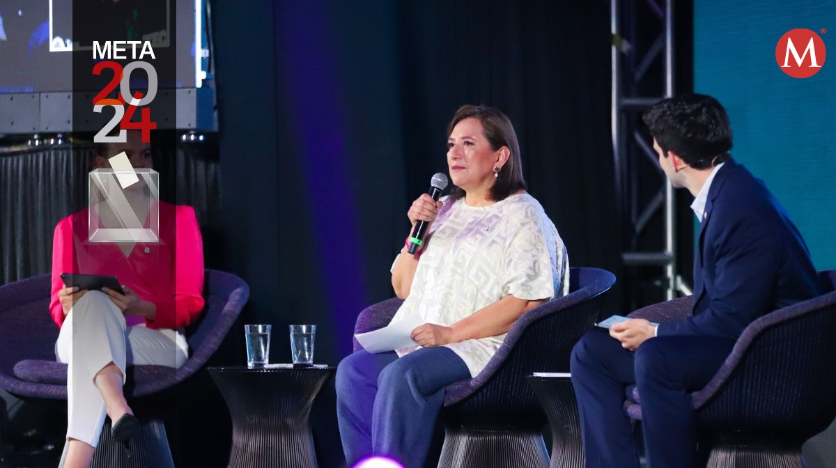 Xóchitl Gálvez en el Tec de Monterrey. Foto: Jorge López