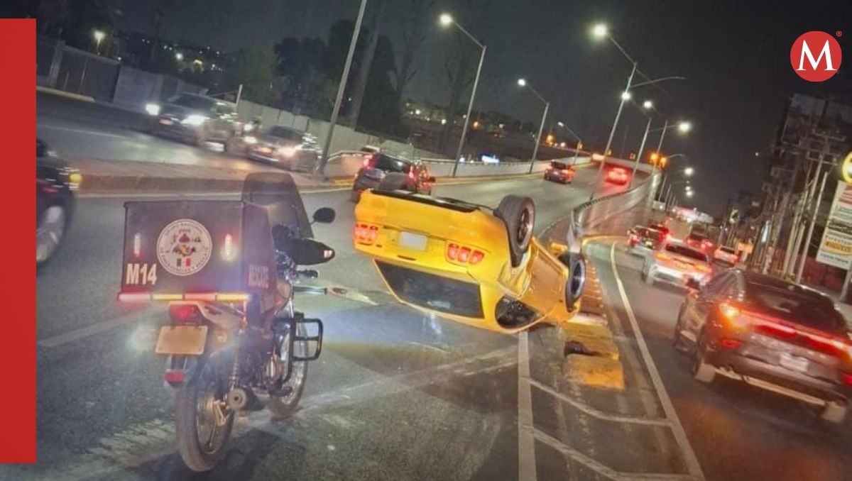 El accidente se reportó a la altura de la avenida Lázaro Cárdenas | Leyda Estrada