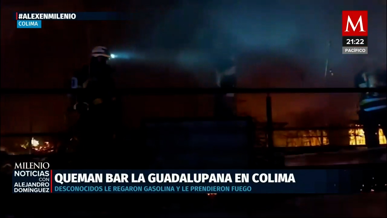 Bar en Colima incendiado tras una serie de ataques mortales