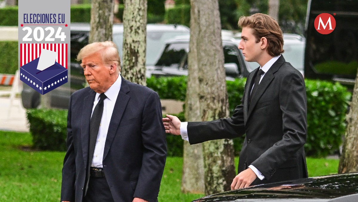 Barron Trump se había mantenido lejos de la vida pública por su edad. | AFP