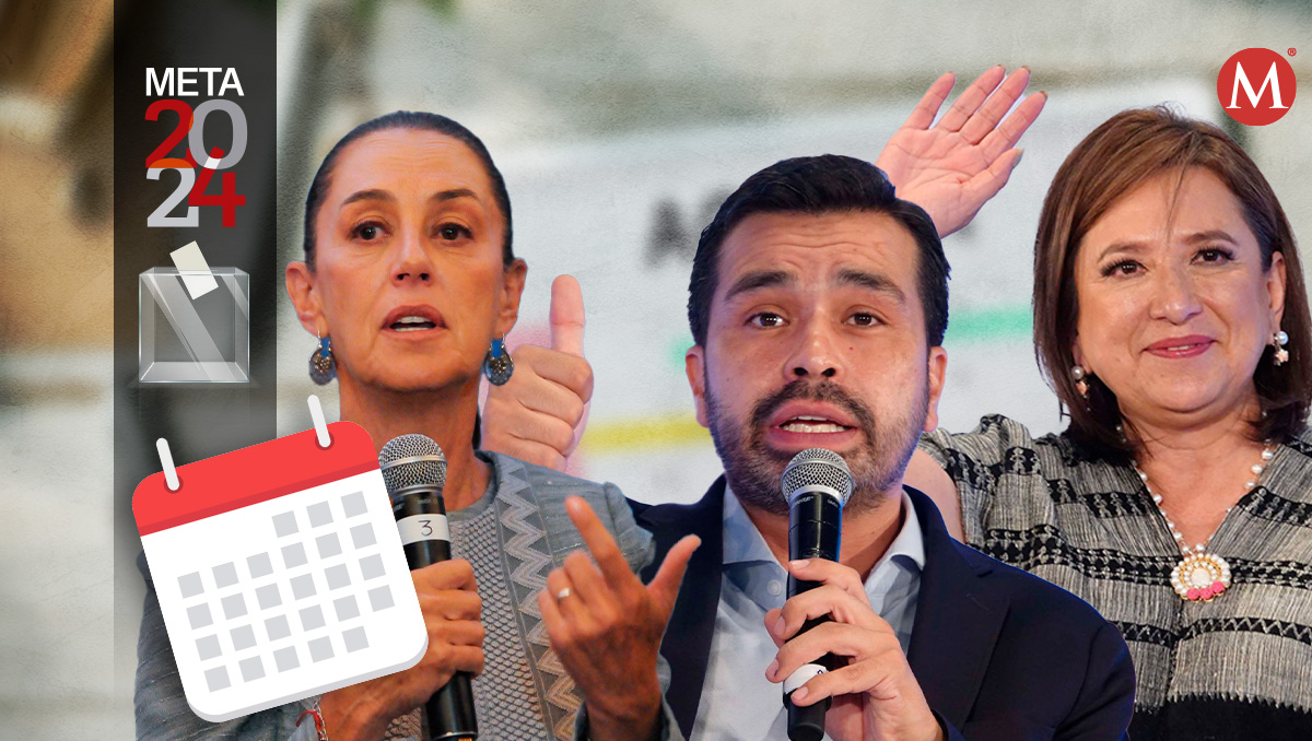 Los candidatos a la Presidencia en su gira de campaña por la República, previo a las elecciones. | Diseño: Sanmantha Martínez