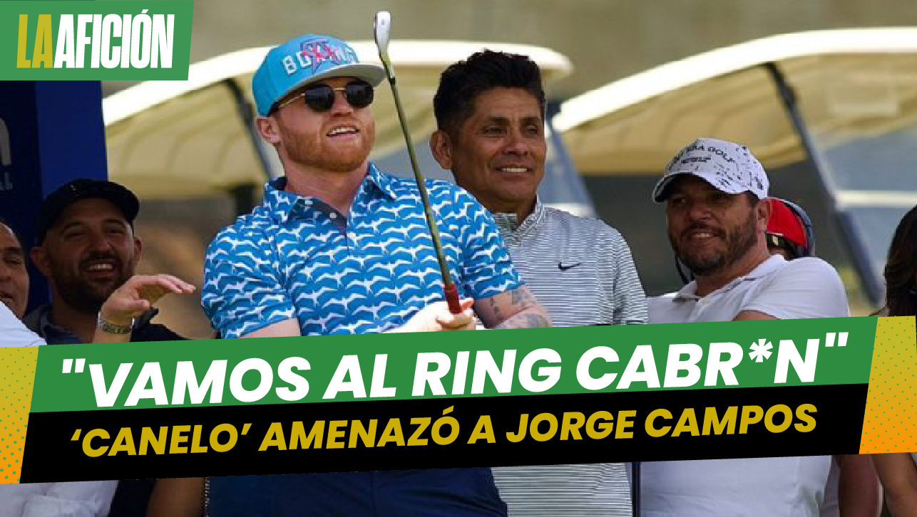 Canelo' Álvarez 'amaga' con golpear a Jorge Campos por esta razón
