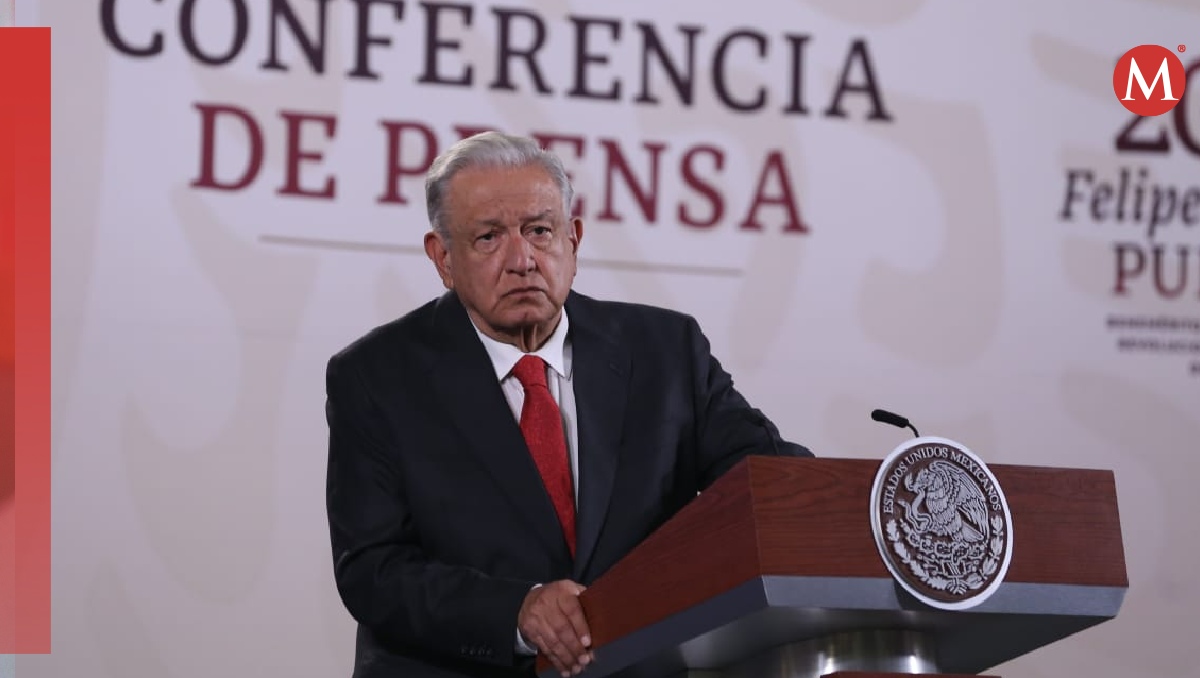 El presidente López Obrador desde el Salón de Tesorería el 9 de mayo. | Ariana Pérez