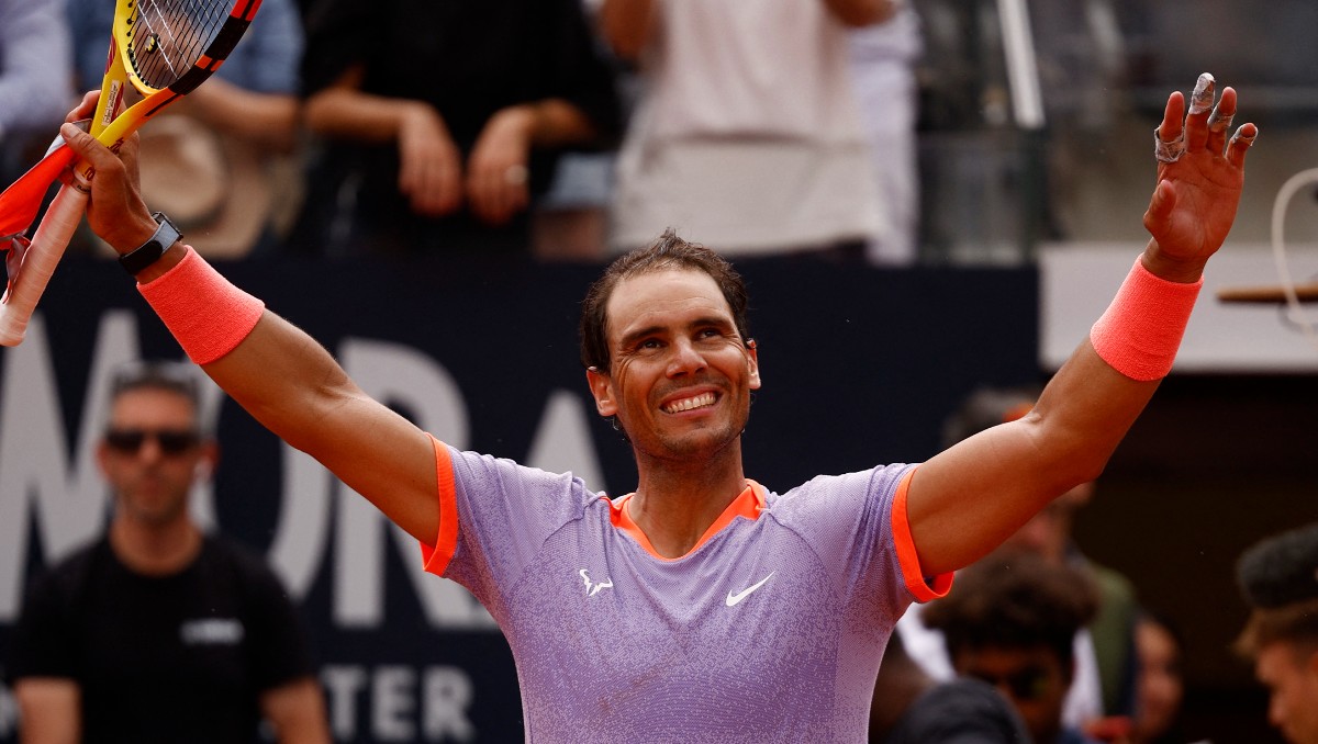 Rafael Nadal supera la primera ronda del Masters de Roma tras un complicado juego (Reuters)