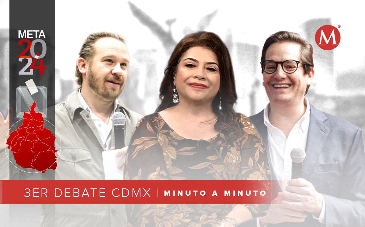 Tercer debate Chilango: Brugada, Taboada y Chertorivski en el último debate por la CdMX HOY. | Especial