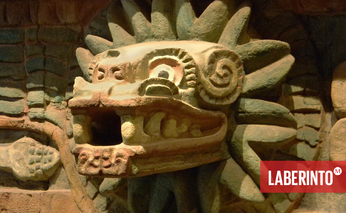 Cabeza de Quetzalcóatl en el Museo Nacional de Antropología. (Especial)