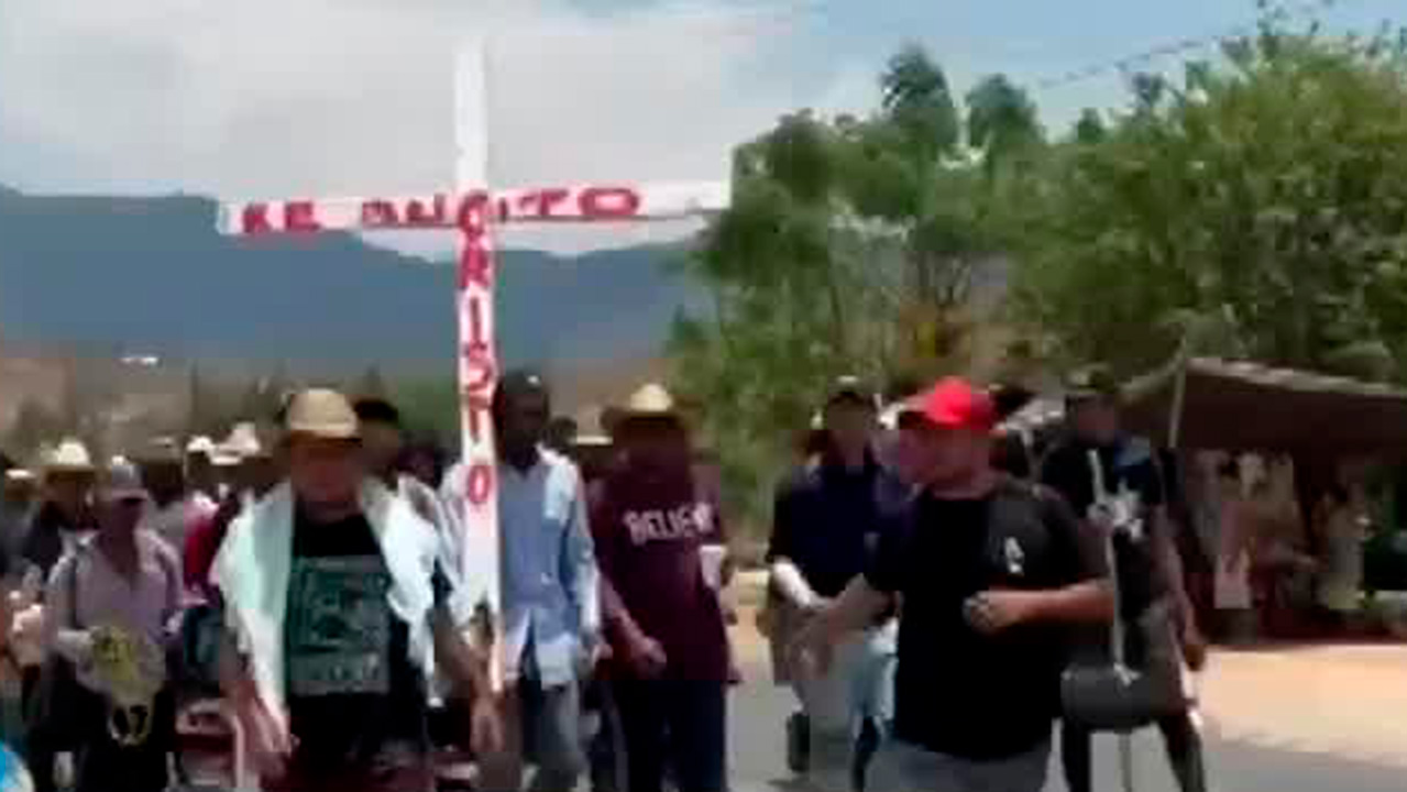 700 Elemento de seguridad son desplegados en Oaxaca para detener una caravana de migrantes